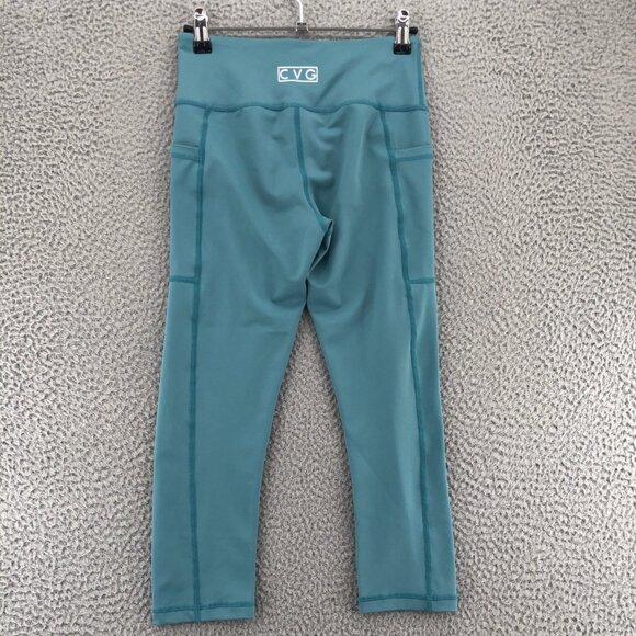 Constantly Varied Gear Leggings XS Sage Green Capri Squats Approved Gym CVG Run - Picture 3 of 11